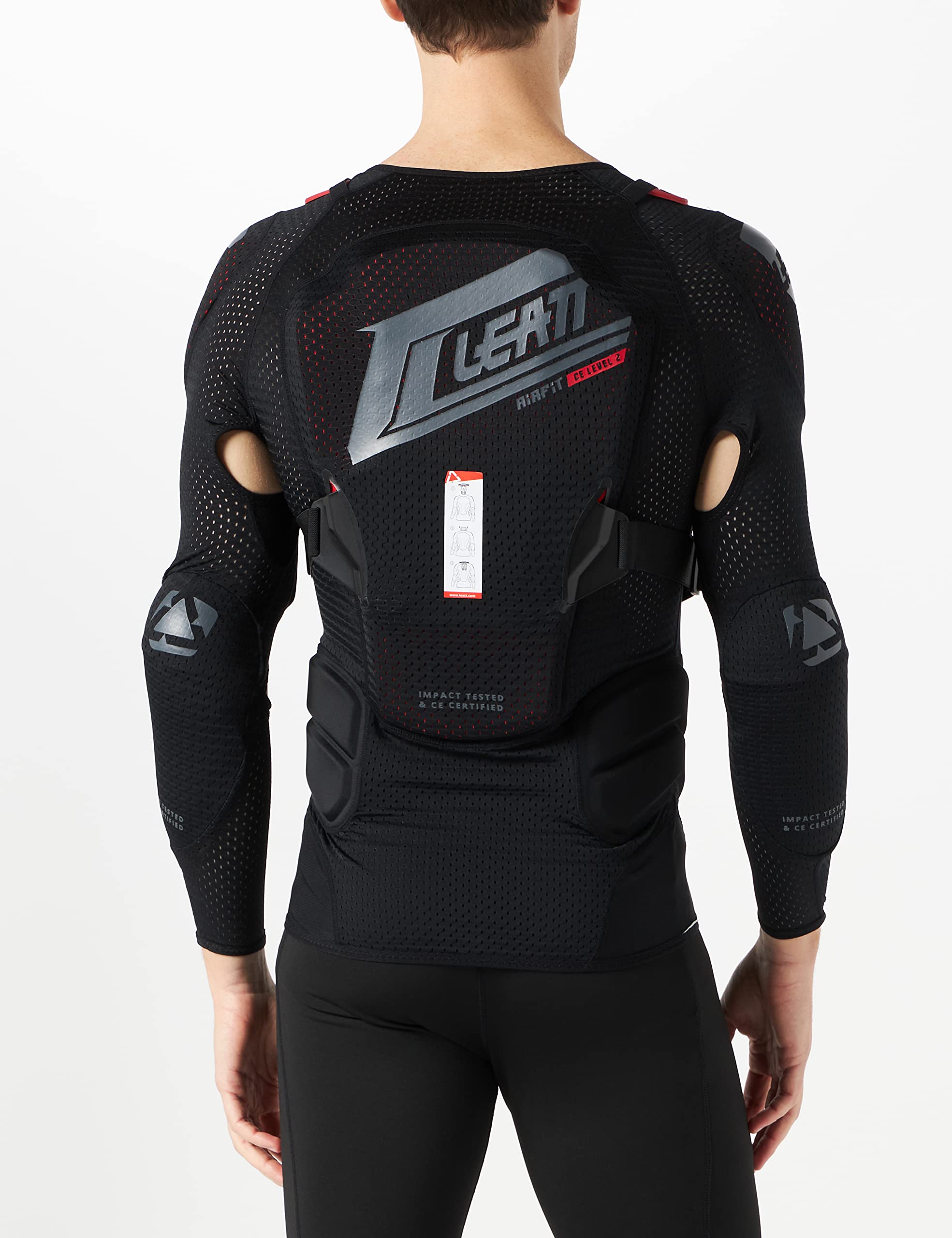 Amazon.co.jp: Leatt Body Protector 3df Airfit – ブラック/レッド XX